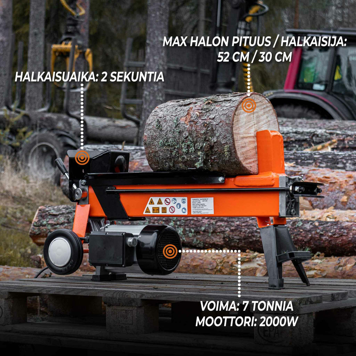 Fornorth Holzspalter 7T V2