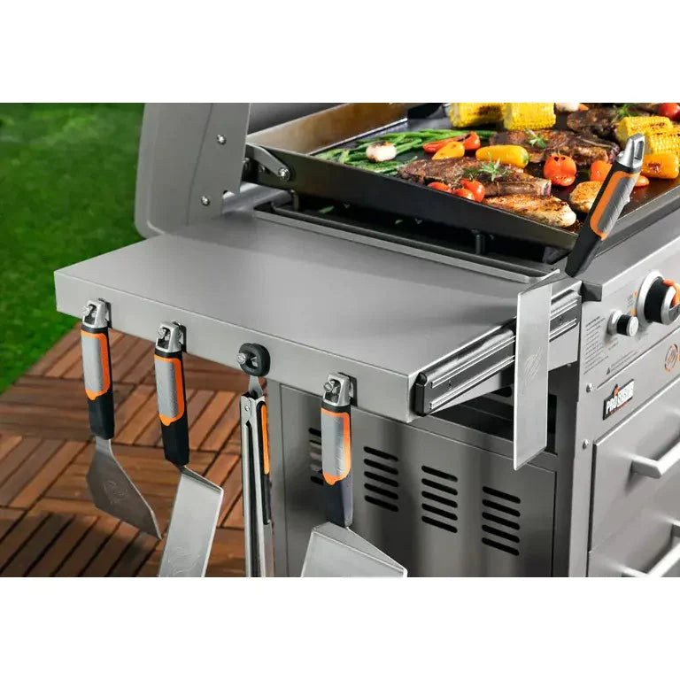 36 4-Burner Propane Griddle Station – 768 sq in Cooking Surface with Hood & Cabinet