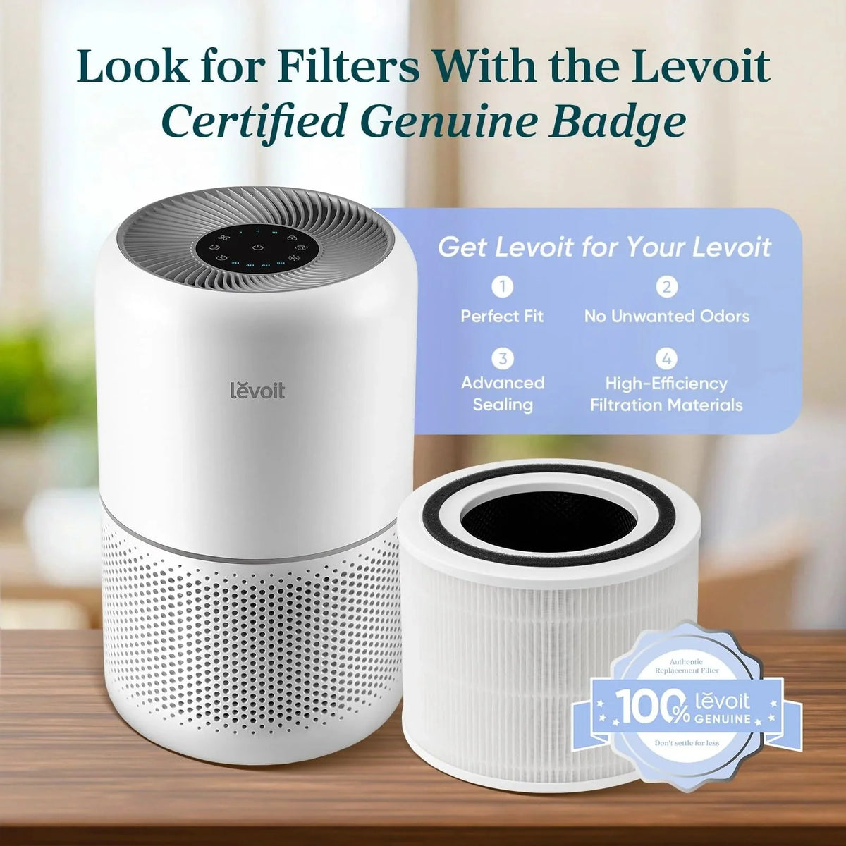 2 Pack Air Purifiers for Home. Compact Air Cleaners for Dust. Allergens. Pet Dander and Odors