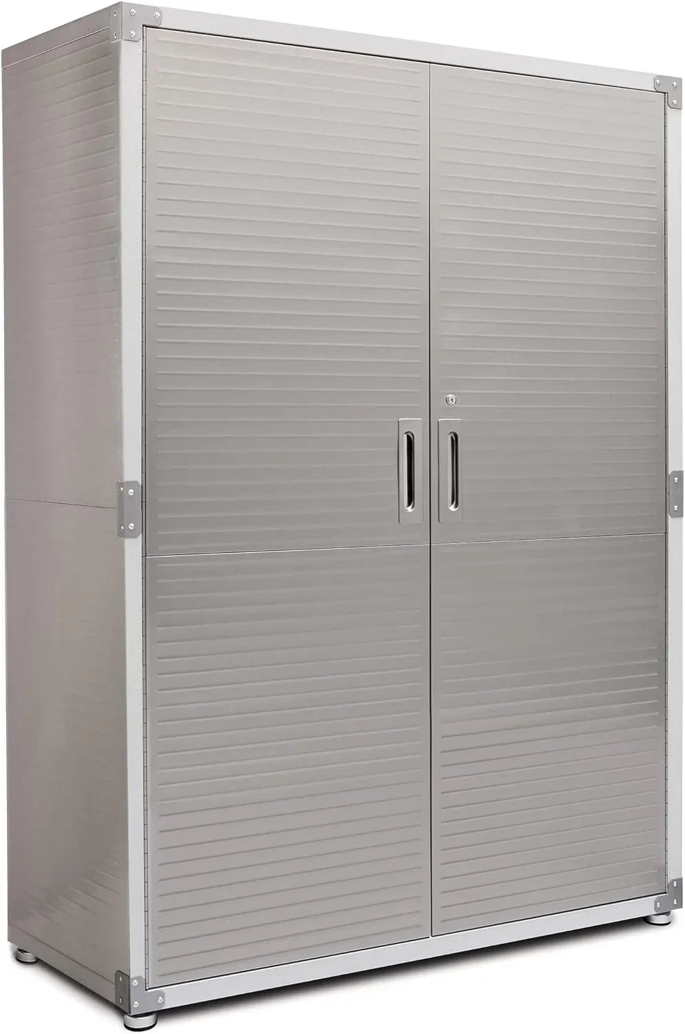 Seville Classics UHD16238 Mega armario . 121.9 x 60.9 x 182.9 cm. soporte de metal con revestimiento en polvo. gris