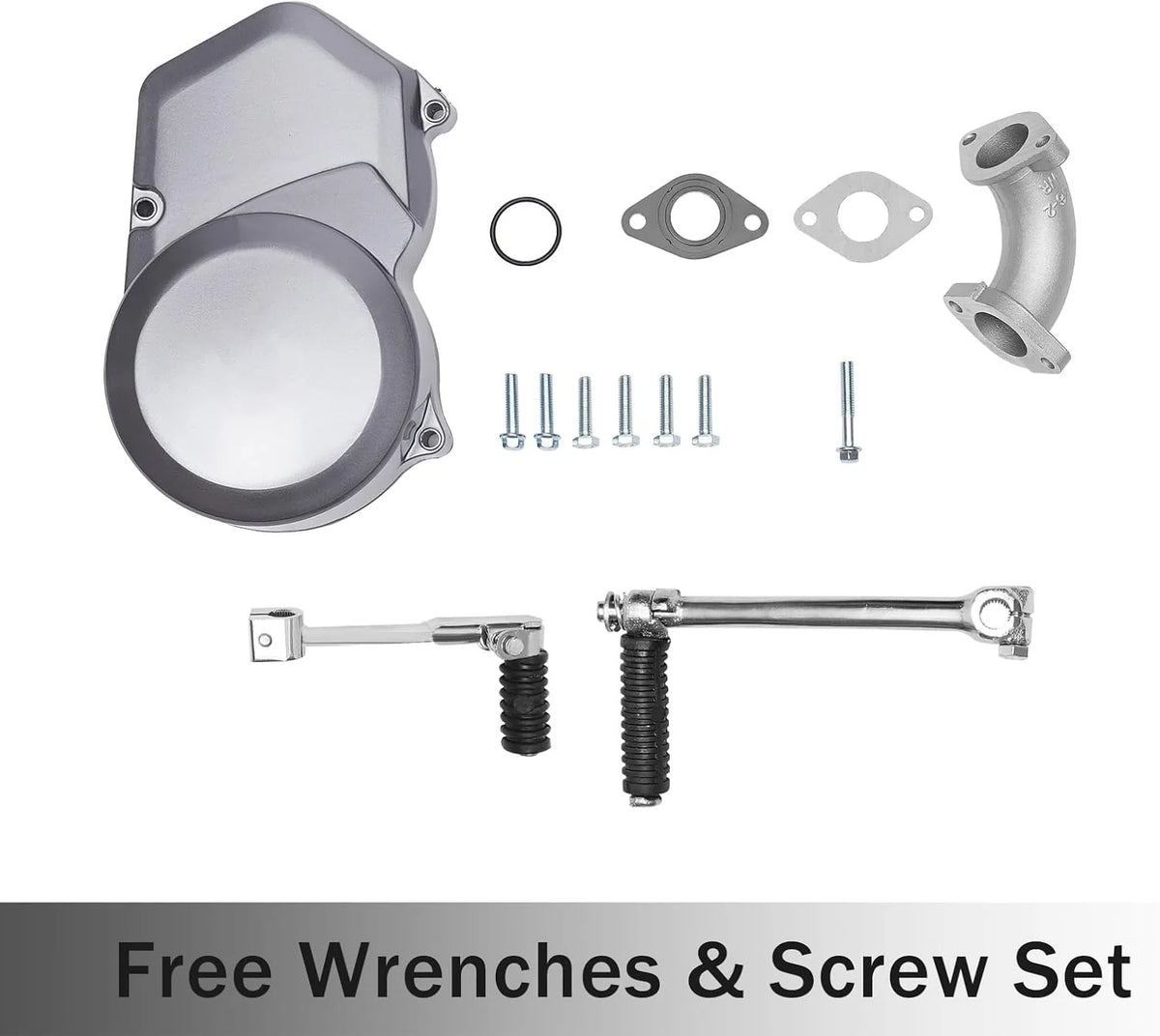 150CC 4 Stroke Engine Motor. Gy6 Single Cylinder Complete Engine Kit for 110cc-150cc Atvs and Go Karts and 11 Long Box Engine Size Scooters High-Flow Oil Pump CVT Carburetor Top Mount