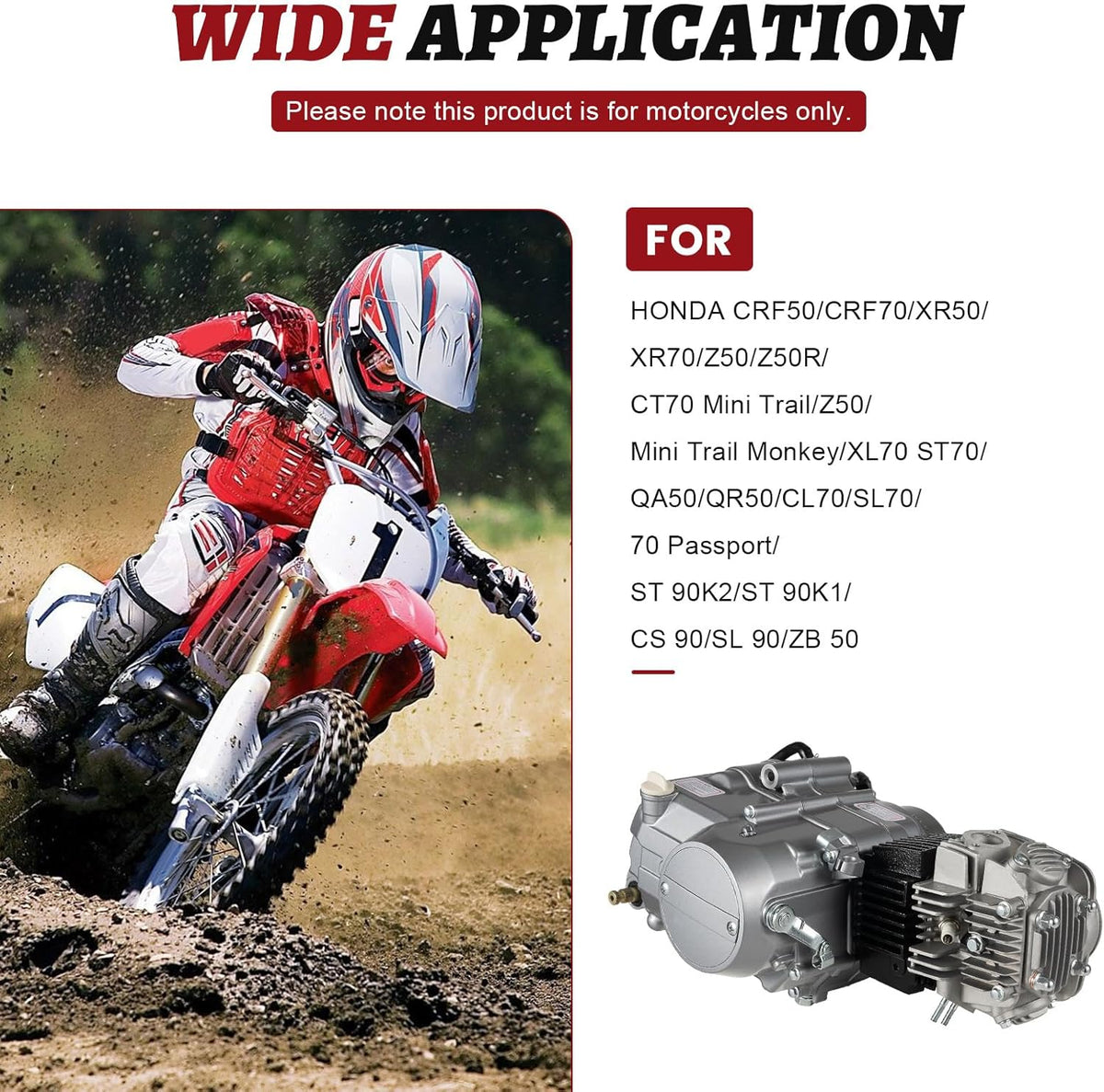 150CC 4 Stroke Engine Motor. Gy6 Single Cylinder Complete Engine Kit for 110cc-150cc Atvs and Go Karts and 11 Long Box Engine Size Scooters High-Flow Oil Pump CVT Carburetor Top Mount