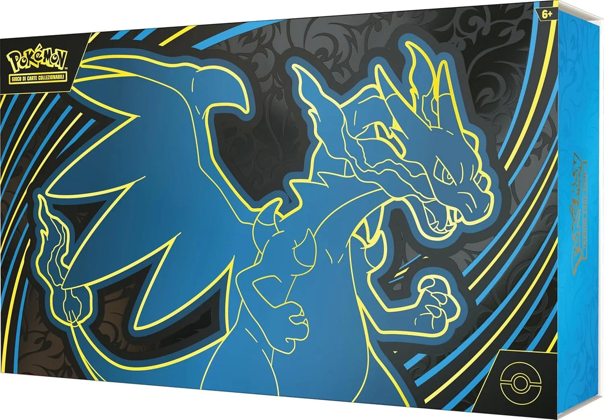 Pokémon: Colección Ultra Premium Mega Charizard X-ex del JCC Pokémon (Dos Cartas promocionales holográficas. 18 Sobres de expansión y Accesorios