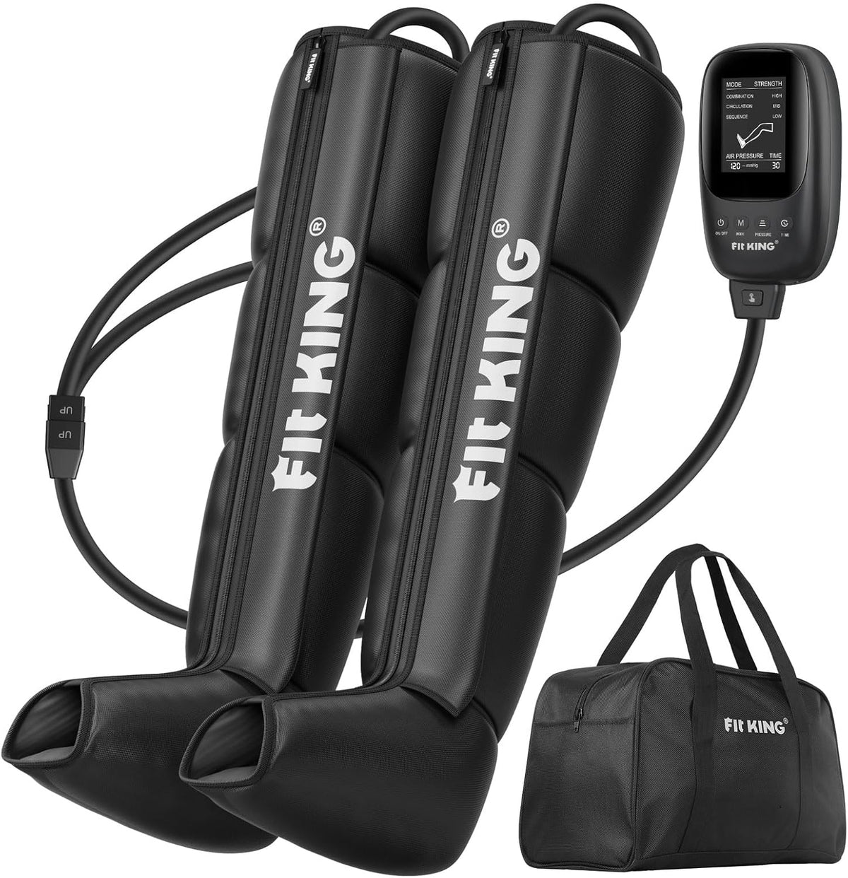 Aircraft-style pressure recovery system. dynamic pressure to promote blood circulation and achieve rapid recovery. continuous massage boots (medium size) designed for athletes