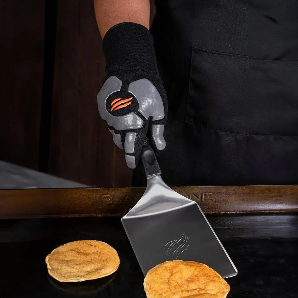 Blackstone 22 Inch Griddle - Portable Blackstone Omnivore Grill with Flexfold Legs. Includes Accessories. Seasoning. and Griddle Gloves