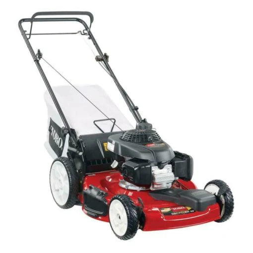 gas mower. 22-inch 170cc OHV engine high-wheel RWD 3-in-1 with height adjustment. oil included