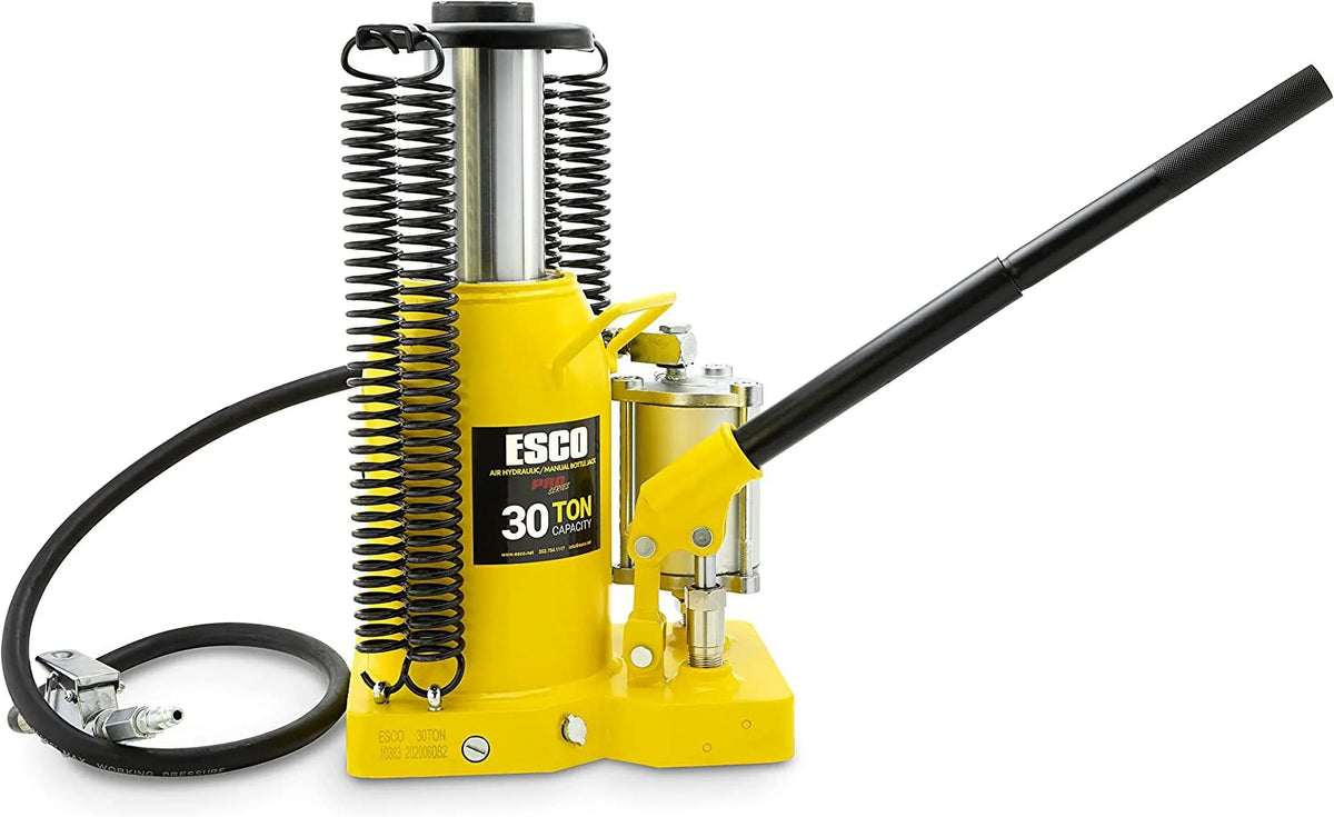 30 Ton Pro Series Air Hydraulic Bottle Jack – Heavy Duty Lifting for Automotive and Industrial Use