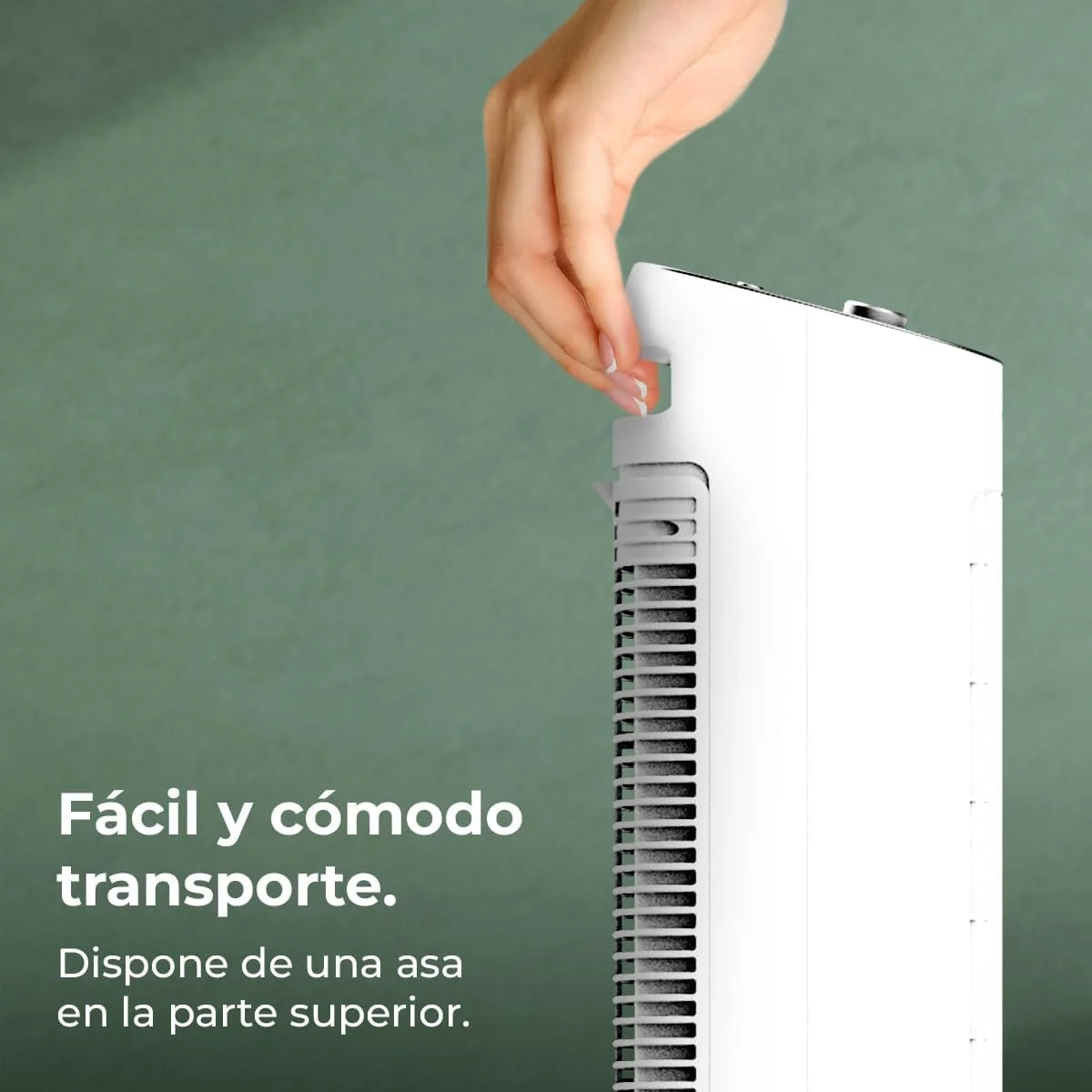 Cecotec Climatizador Evaporativo EnergySilence 2000 SkyCool. 60W. Depósito de 3L. Compatible con Aceites esenciales. 3 Velocidades. Oscilación de 50o.
