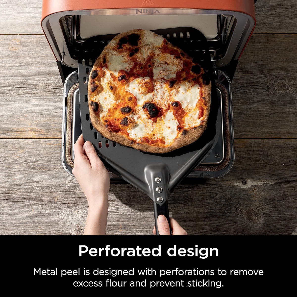Artisan Outdoor Pizza Oven. 12 inches. can make pizza in 3 minutes. Neapolitan style. thin crust. New York Chicago style. custom model. maximum temperature 700 degrees Fahrenheit. electric heating. baking. grilling. and fermentation functions.