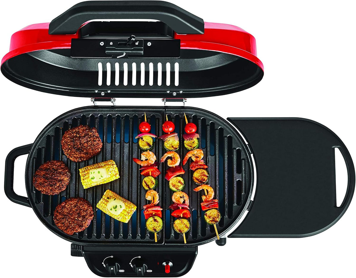 285 Portable Stand-Up Propane Grill - Grill with 3 Adjustable Burners. Instastart Ignition and 20.000 BTUs of Power - 285 Sq. In. Cooking Area