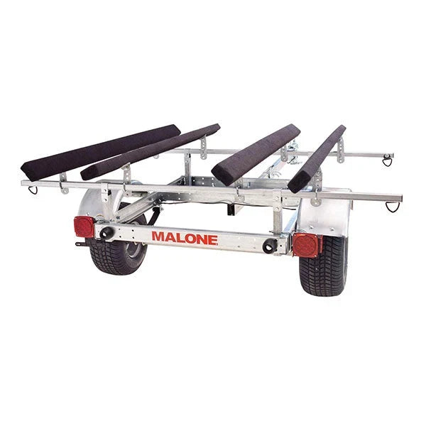 2-Kayak Trailer Package. 600-Lb. Capacity. Galvanized Steel. LED Lights. 70 MPH Rated Tires