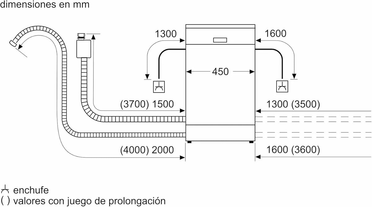Balay - Lavajillas. Libre instalación. 45 cm de ancho. Motor ExtraSilencio. Home Connect. Display LED. Blanco. 3VN4030BA