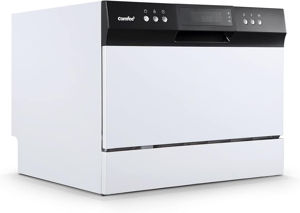 Desktop dishwasher. Energy Star portable dishwasher. 6 dish settings. small dishwasher with 8 washing programs. high-speed operation. baby care. energy-saving and glass material. dormitory dishwasher. RV and apartment dishwasher