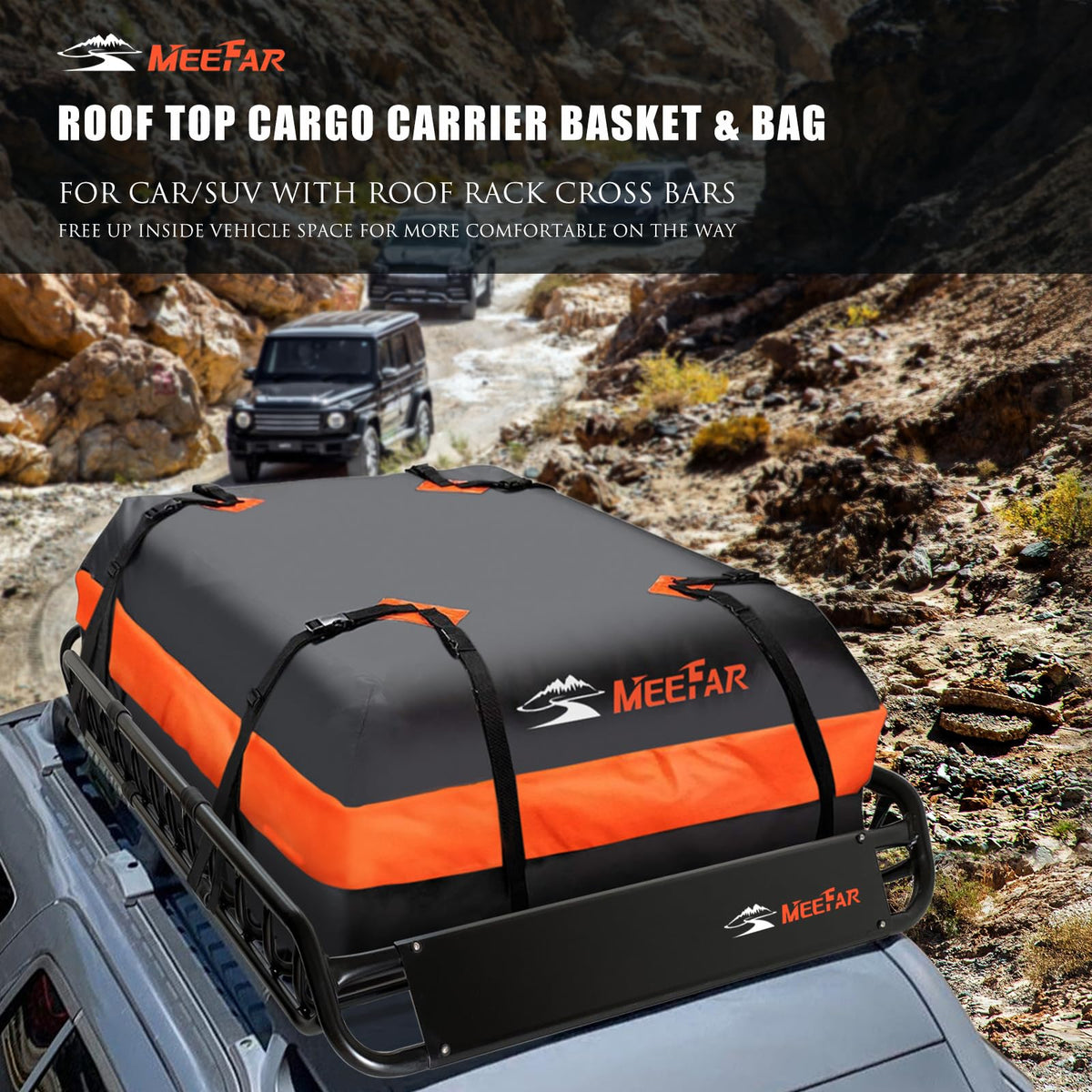 Roof Rack Carrier Basket Universal Rooftop