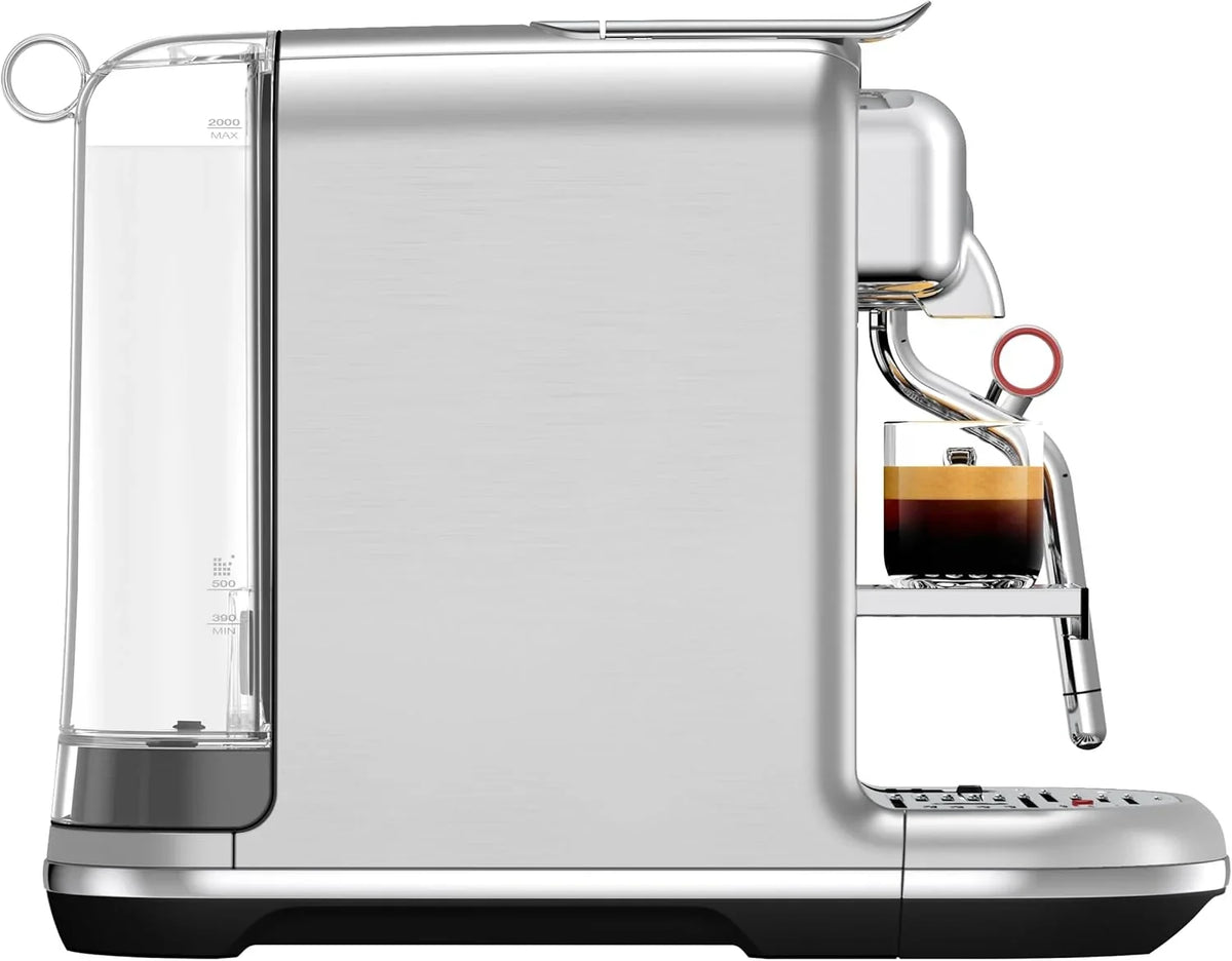Nespresso Creatista Pro Kaffeemaschine von Sage. Edelstahl. Brushed Stainles Steel