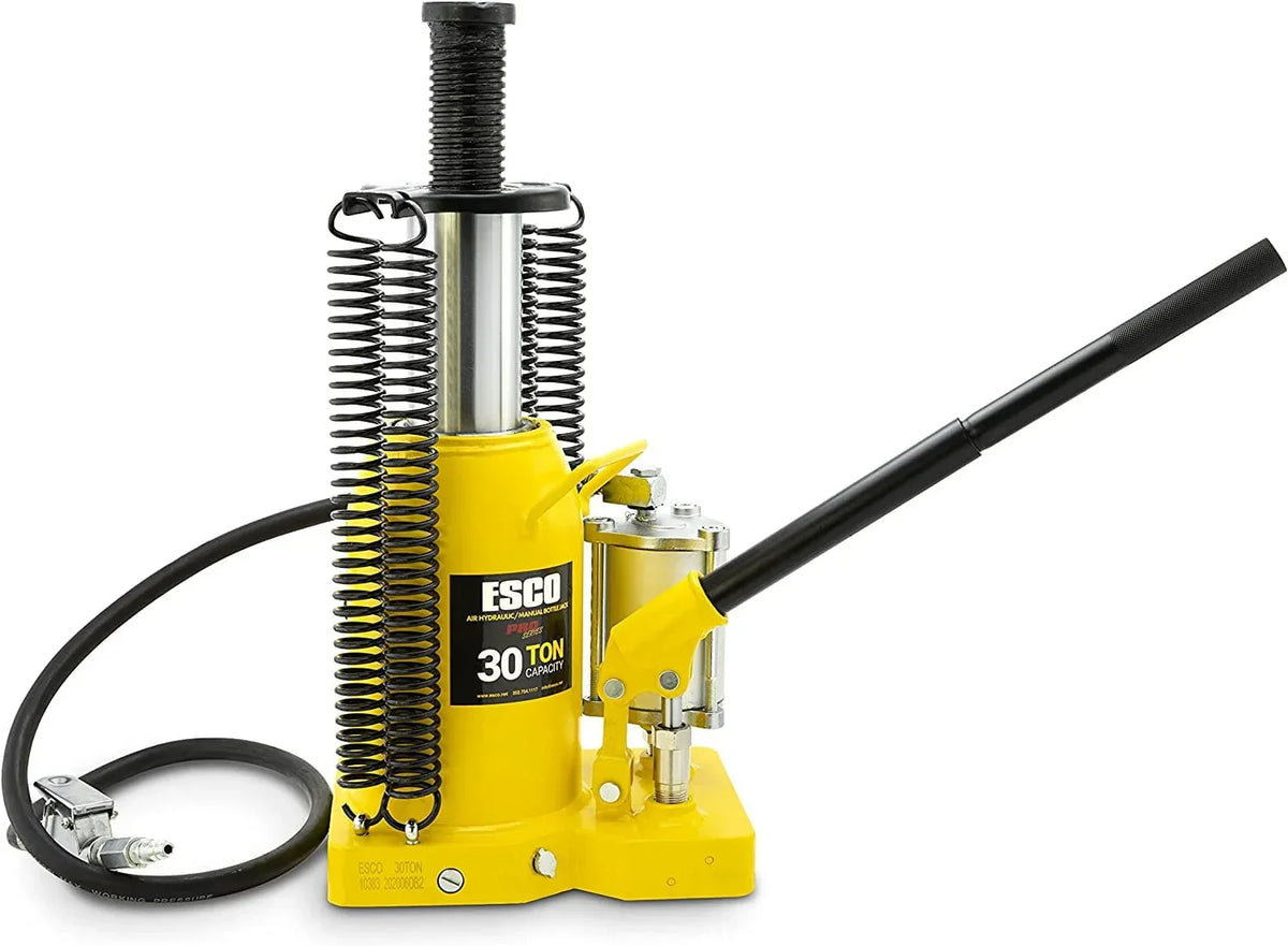 30 Ton Pro Series Air Hydraulic Bottle Jack – Heavy Duty Lifting for Automotive and Industrial Use