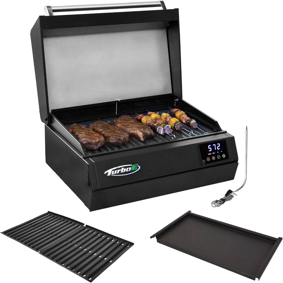 Electric Barbecue Grill | Compact design. quick preheating. digital temperature control | High-power infrared outdoor barbecue and grilling function