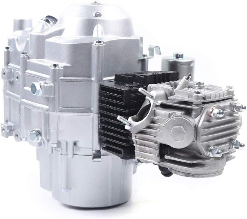 150CC 4 Stroke Engine Motor. Gy6 Single Cylinder Complete Engine Kit for 110cc-150cc Atvs and Go Karts and 11 Long Box Engine Size Scooters High-Flow Oil Pump CVT Carburetor Top Mount