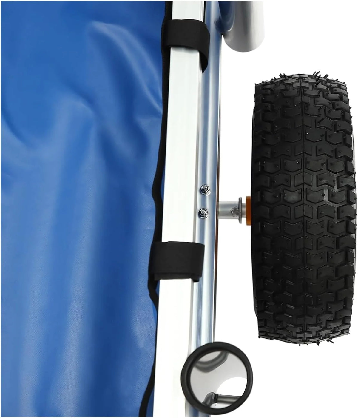 Fishing Cart. Pneumatic Tires. Beach Trailer with Large Cargo Basket. 176lbs Load Capacity. 35.4 * 15.7 * 9.8in Beach Cart Wagon .for Picnic