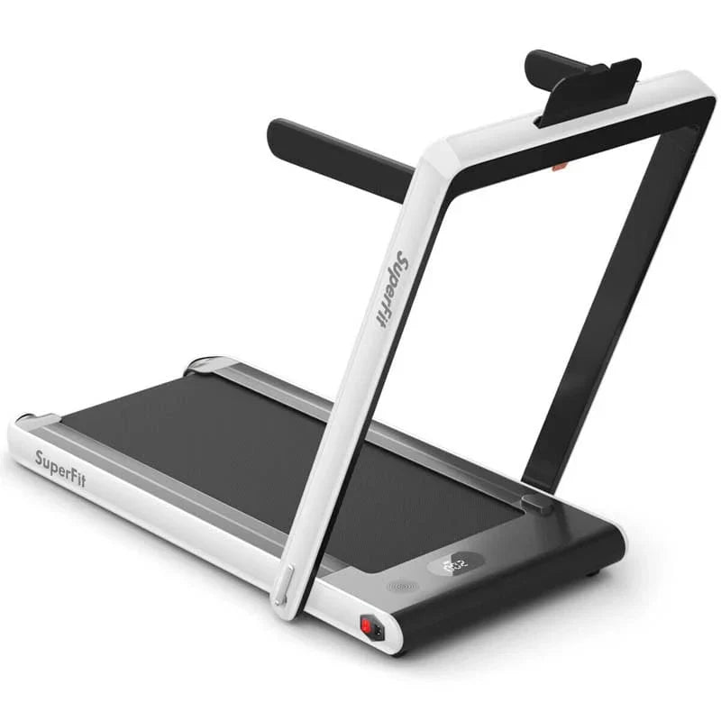 2-in-1 Folding Electric Treadmill. 2.25 HP. Under-Desk. with Dual Display and Smart App Control