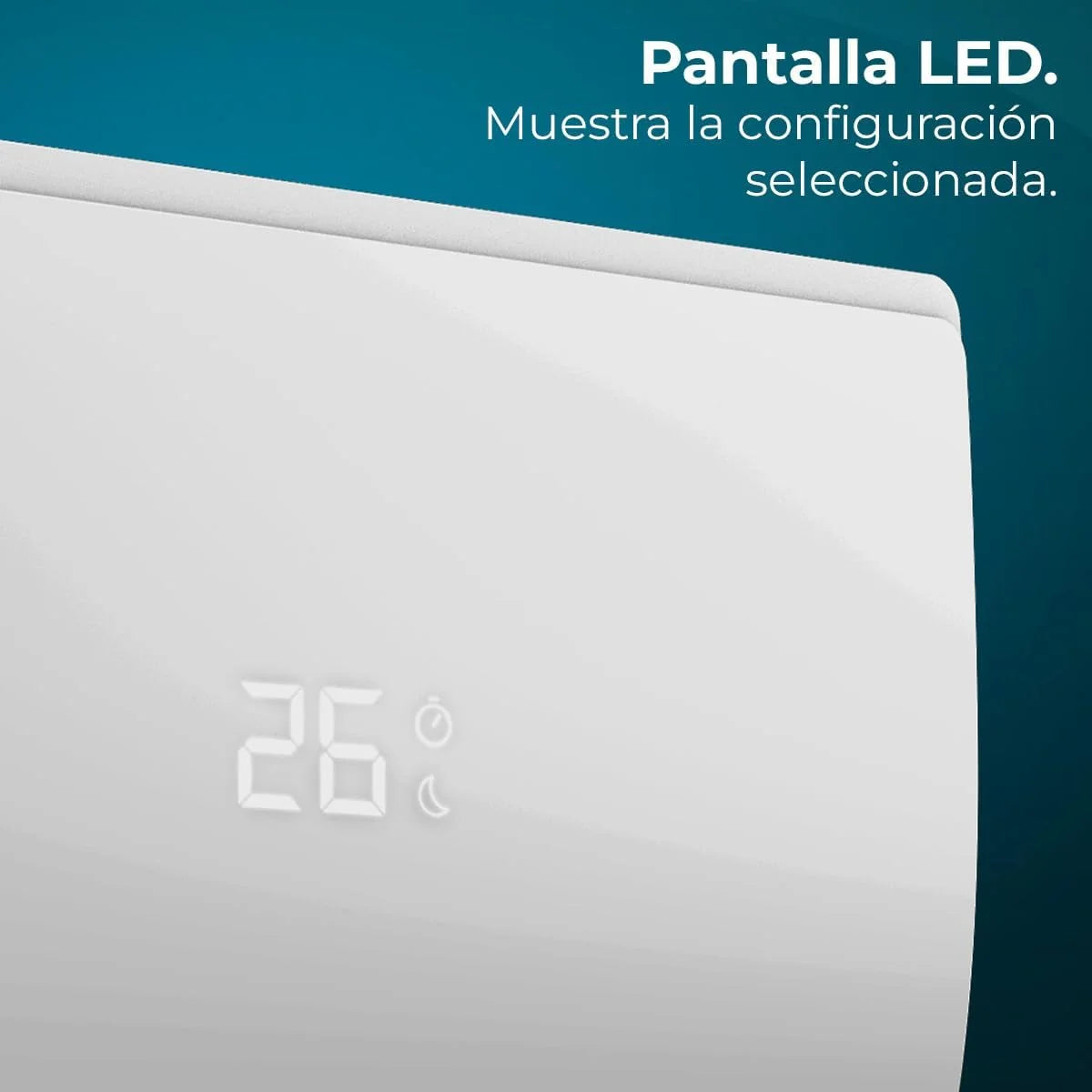 Cecotec Aire Acondicionado Split AirClima 9000 Smartfresh. 9000 BTU. Motor DC. Bomba de Calor. Mando a distancia. Pantalla LED. Sistema Inverter. 5