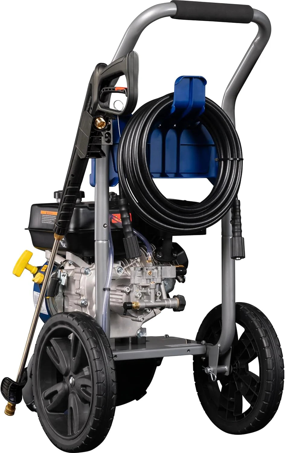 WPX3400 Gas Pressure Washer. 3400 PSI and 2.6 Max GPM. Onboard Soap Tank. Spray Gun and Wand. 5 Nozzle Set. for Cars/Fences/Driveways/Homes/Patios/Furniture