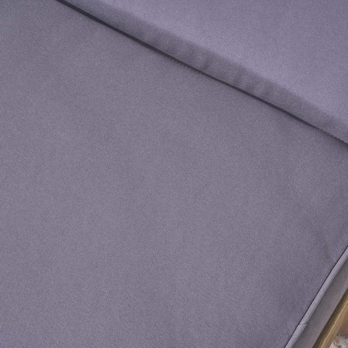 Outdoor rosewood recliner (set of two). gray surface / dark gray seat cushion