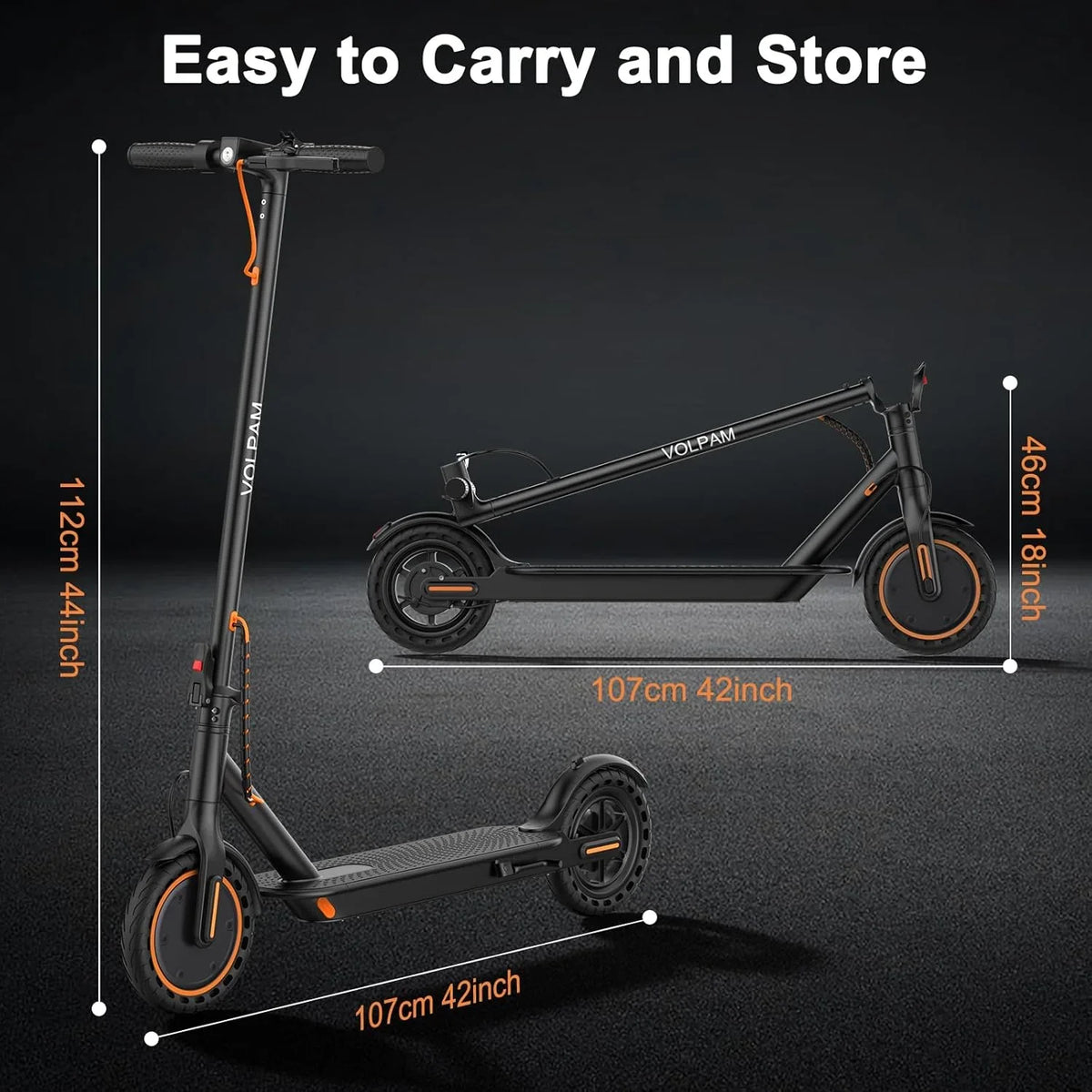 Electric Scooter. 350W Motor. 187Wh/281Wh Battery. 16/19Mph Top Speed. 8.5''Tires. Dual Braking. Folding Scooter