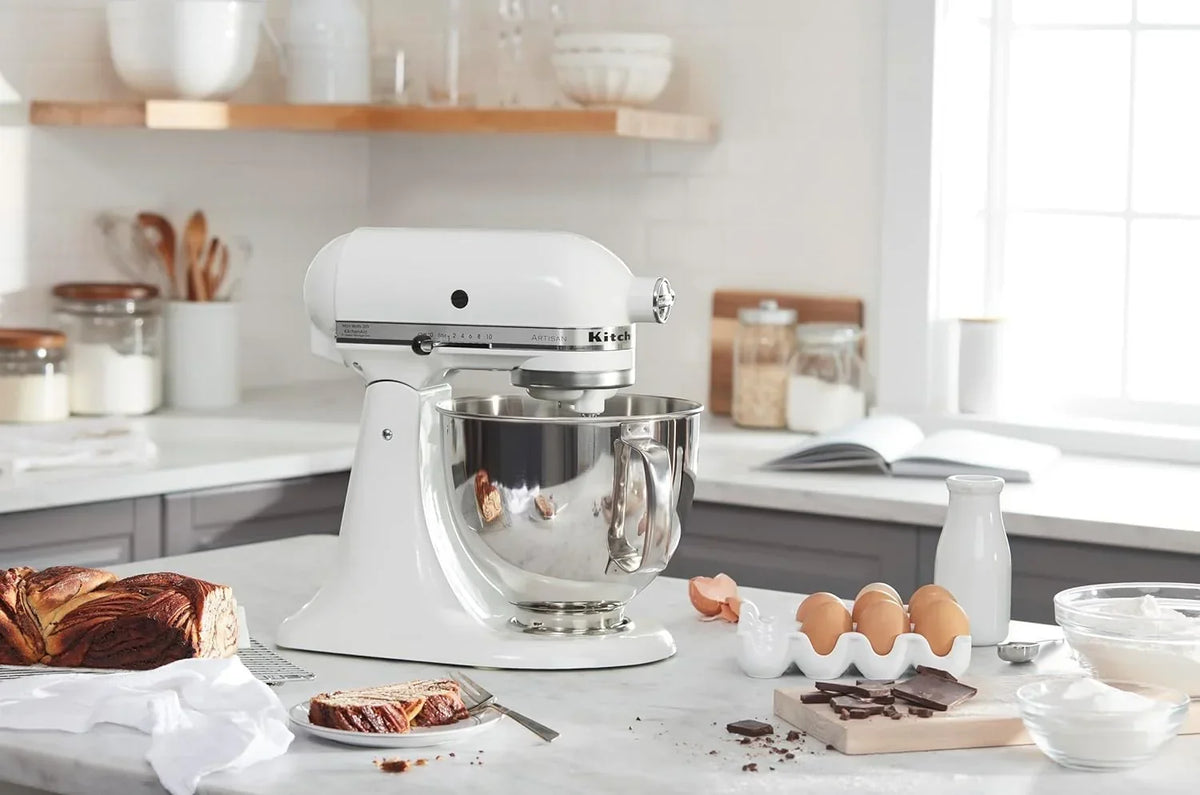 5-Quart Tilt-Head Stand Mixer. Electric Kitchen Mixer with Bowl. Multi-Speed Settings for Baking. Mixing and Food Preparation