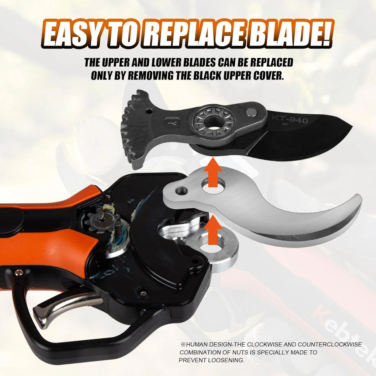 Wireless electric trimming scissors. 40mm. professional electric trimming scissors. equipped with a 18-volt brushless motor. 2 sets of 2 ampere-hour rechargeable batteries