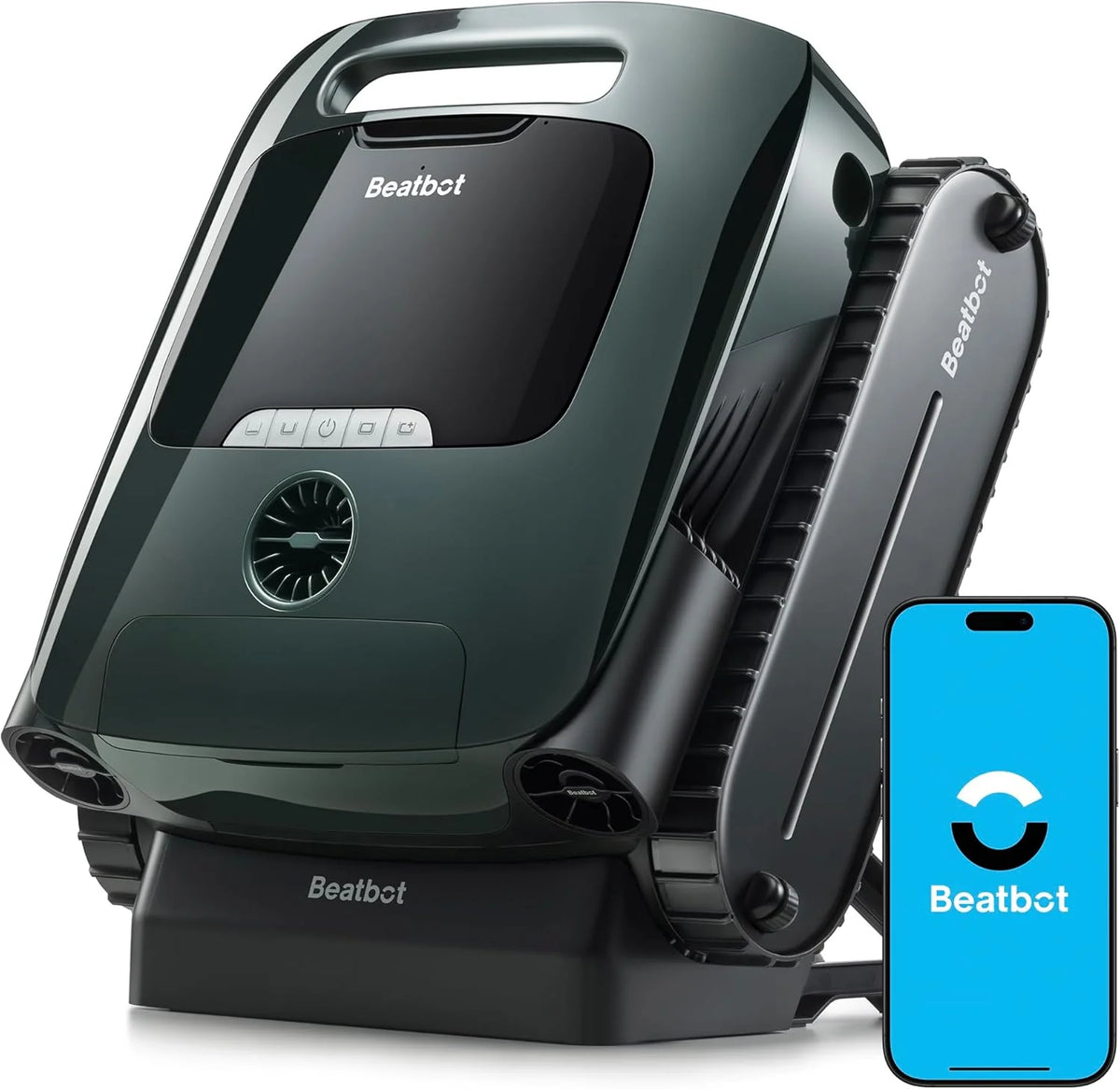 AquaSense 2 Pro Cordless Pool Vacuum Robot. Unmatched 5-in-1 Cleaning. Surface Parking. Skims Water Surface with APP Control. Water Clarification. for Pools up to 3.875 Sq.ft �� Emerald Green