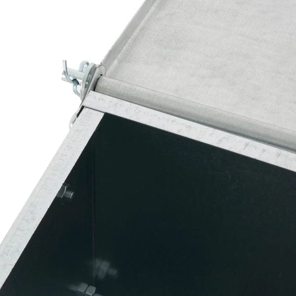 3.7 Bushel 2-Door Hog Feeder – Galvanized Steel Supplement Feeder for 8 Hogs