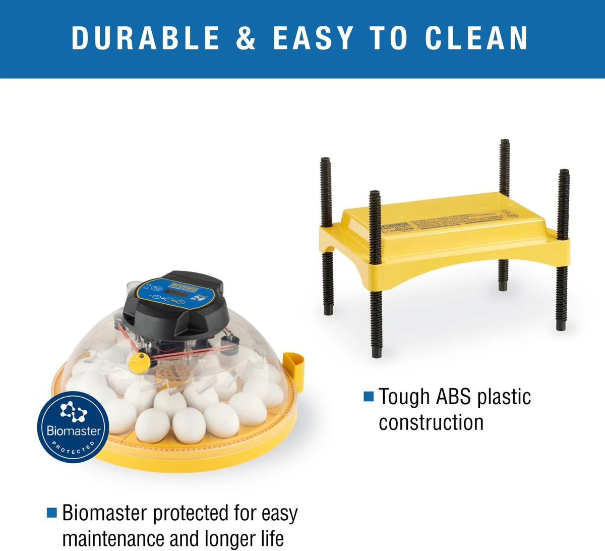 A 24-position automatic egg incubator with constant temperature control function. suitable for hatching 24 eggs. duck eggs or other egg types. It offers the best flexibility and can be used with eggs of different sizes.