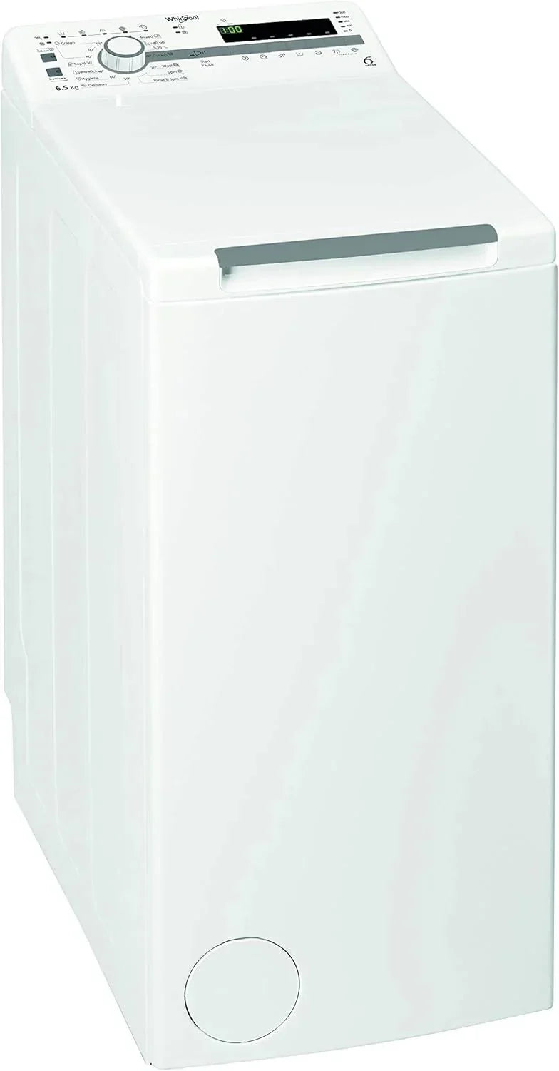 Whirlpool - Lavadora carga superior 6.5 kg TDLR 65230SS EU/N blanco. 1200 rpm. tecnología 6th sense y freshcare. motor universal. eficiencia NEL D