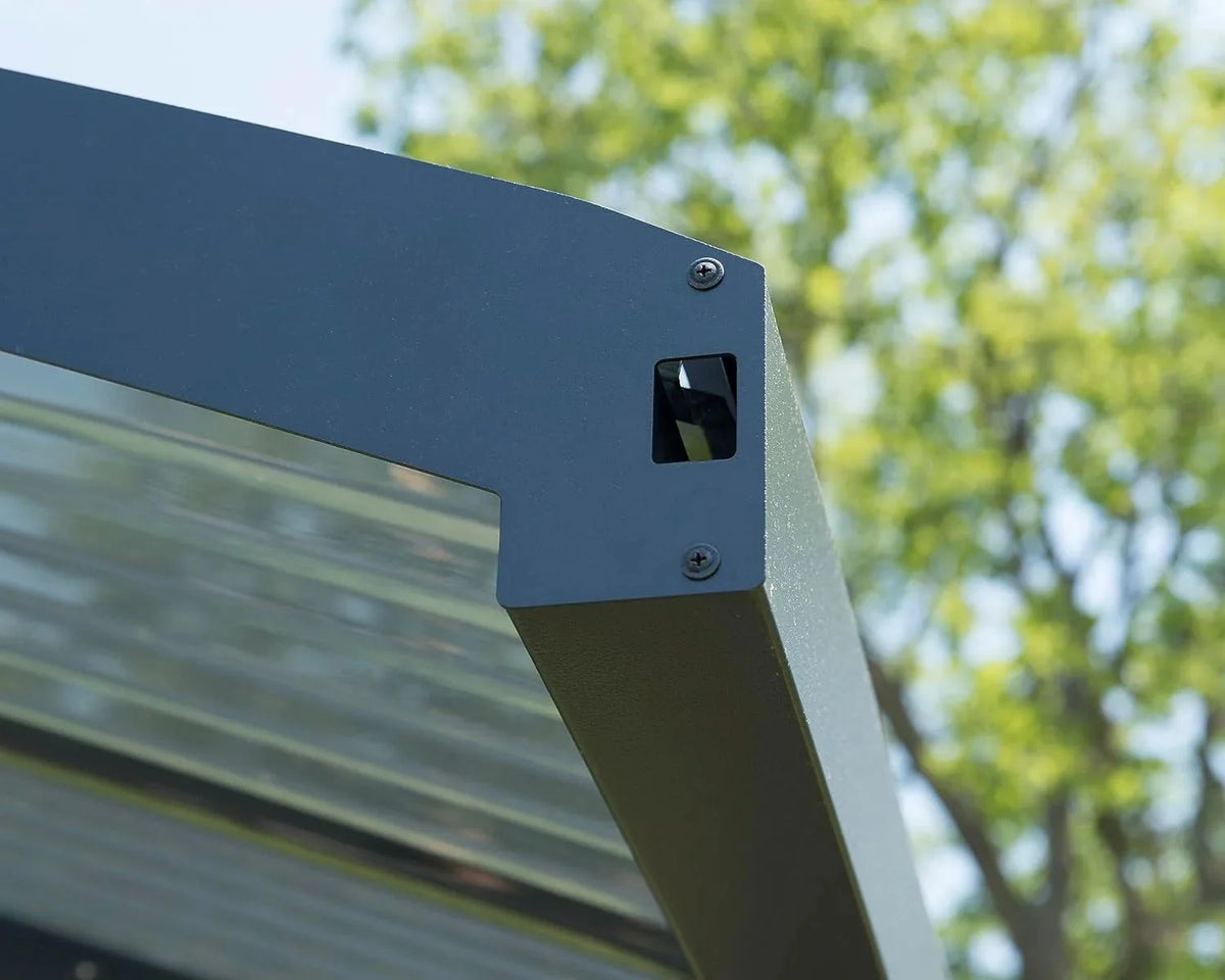 Canopia by Palram Carport Arizona 5000 en policarbonato. Aluminio Robusto e Inoxidable Que Protege el Coche de la luz Solar