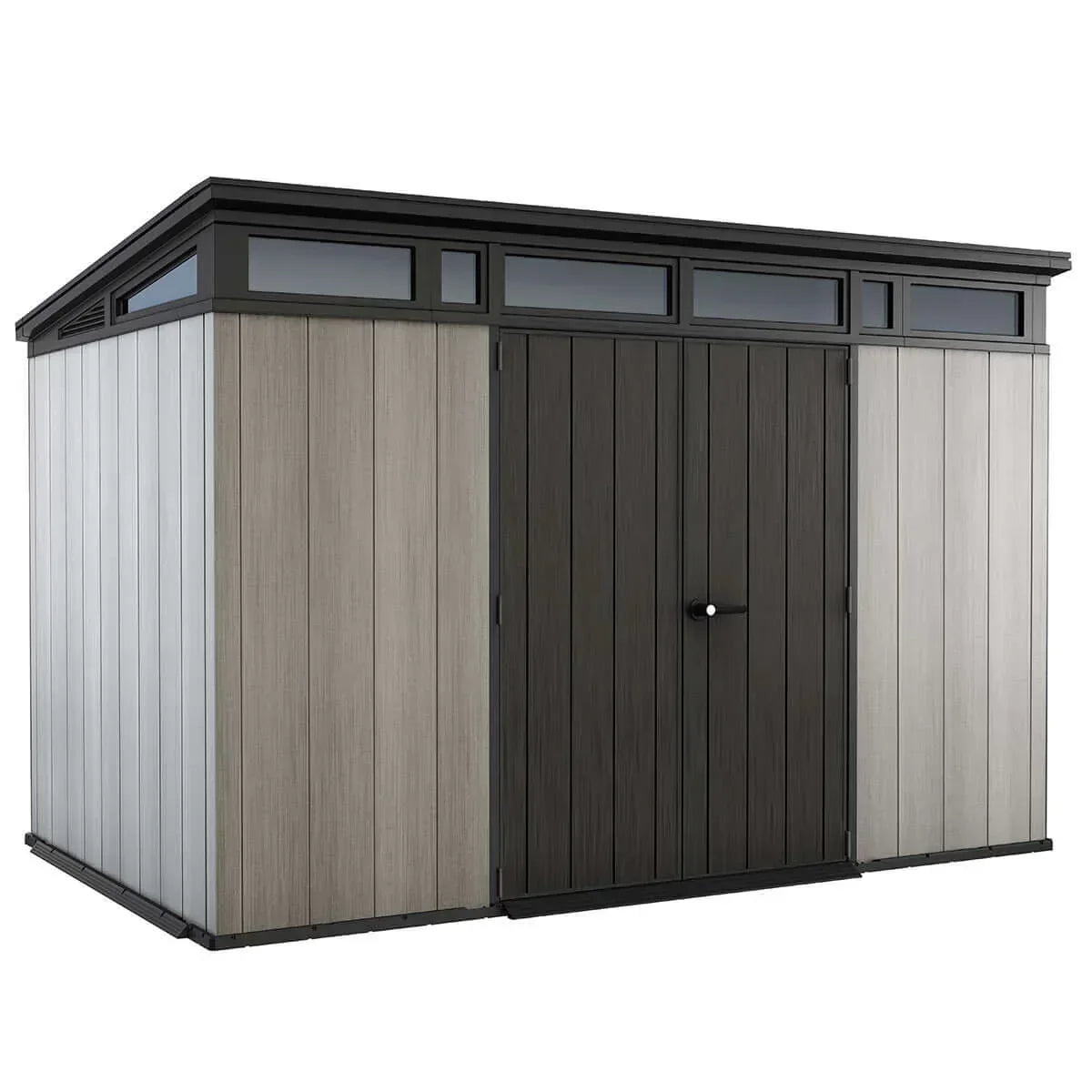 2026 Keter Artisan Cobertizo de Jardín 11 x 7 pies (3.4 x 2.1 m) – Solución Elegante y Robusta para Almacenamiento Exterior