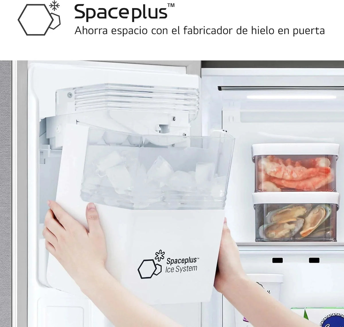 GSLC40PYPE - Frigorífico Side by Side. Serie 400. Clasificación E. 641 L. Inox Anihuellas