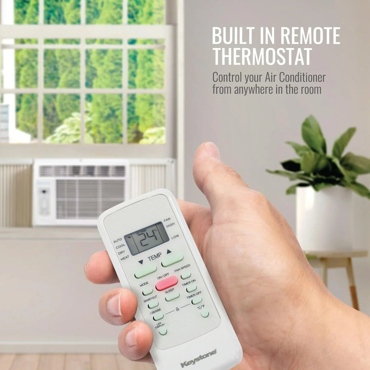 14.500 BTU Window Air Conditioner and Dehumidifier