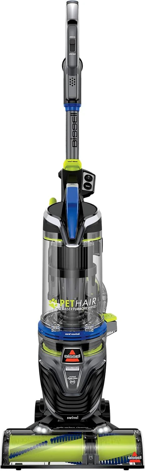 Pet hair remover vacuum cleaner. equipped with an automatic cleaning brush wheel. HEPA filter device. a powerful pet hair collection function with a turbo brush rotating tool. as well as a dust removal brush with lighting and a gap cleaning tool.