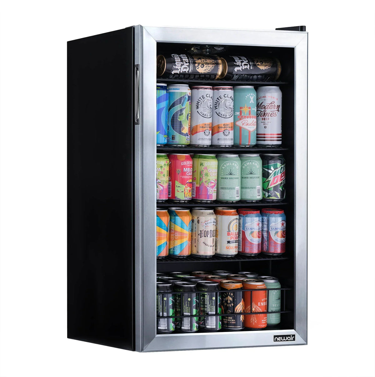 2026 Newair Refrigerador de Bebidas Independiente de Acero Inoxidable – 126 Latas – 18.9