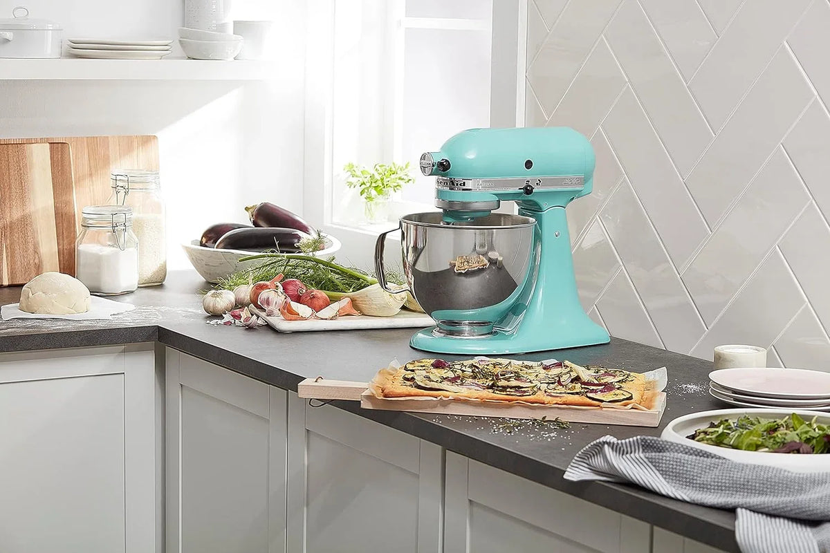 5-Quart Tilt-Head Stand Mixer. Electric Kitchen Mixer with Bowl. Multi-Speed Settings for Baking. Mixing and Food Preparation