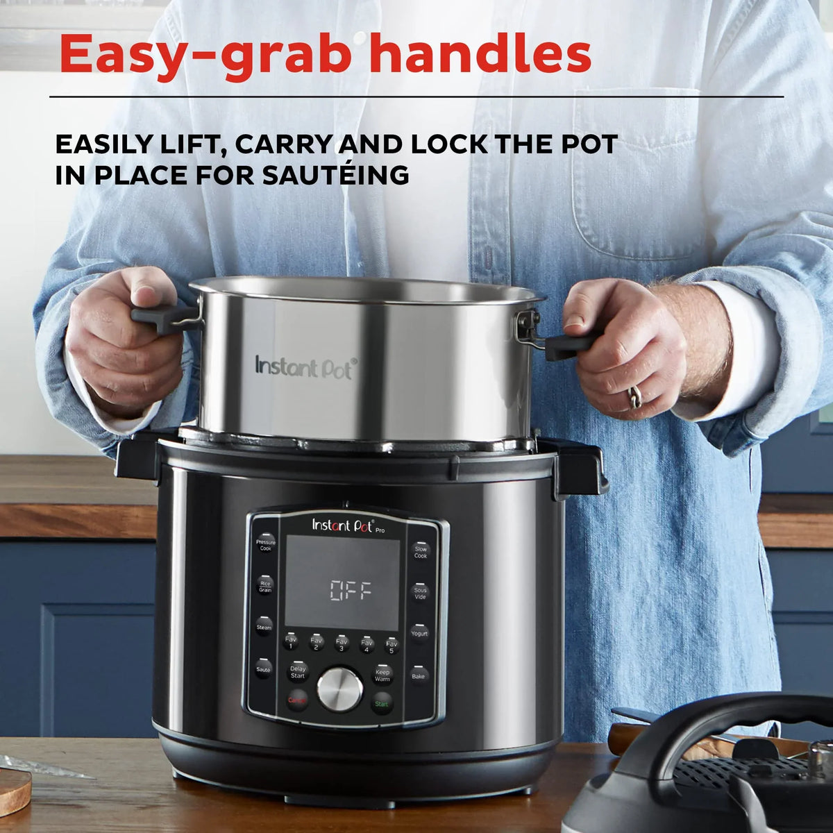 8 QT 10-in-1 Pressure Cooker. Rice/Grain Cooker