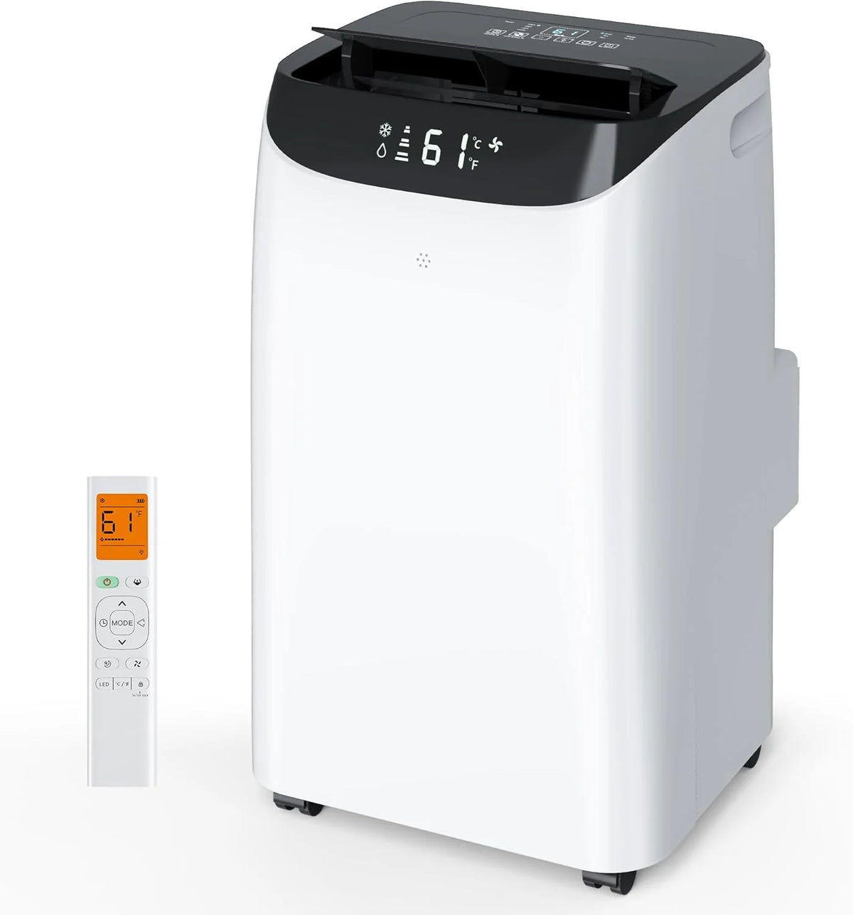 Inverter 16000BTU Portable Air Conditioners with Remote. Free Stand Cooling Portable AC Unit for Room up to 800 sq.ft. with Dehumidifier & Fan. Dual Hose. Quiet Sleep Mode(45dB). Windows Kit