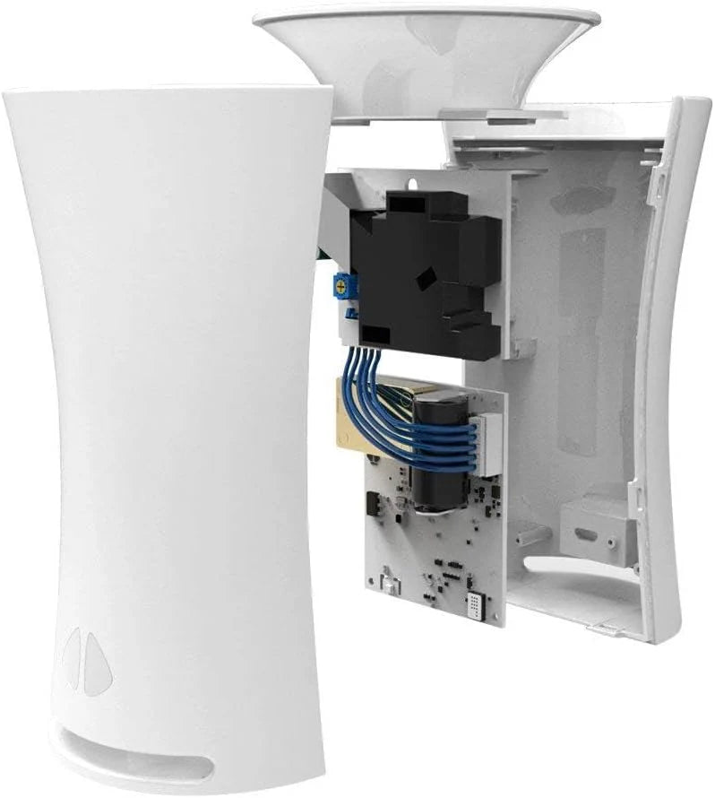 The 9-in-1 intelligent air quality monitor is suitable for indoor environments. It integrates an intelligent temperature sensor. an intelligent humidity sensor. a carbon dioxide monitor. and a mold detector. and comes with a free mobile application.