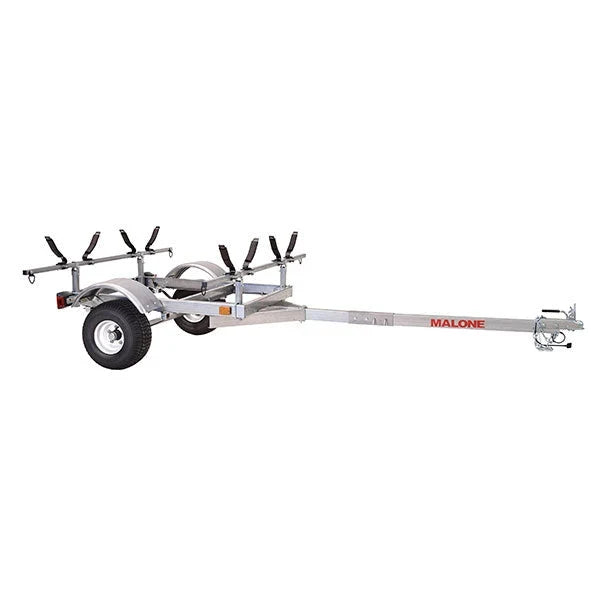 2-Kayak Trailer Package. 600-Lb. Capacity. Galvanized Steel. LED Lights. 70 MPH Rated Tires