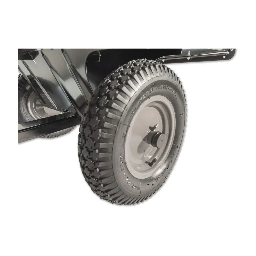 Utility Tow Behind Steel Dump Cart. 750 Pound Capacity