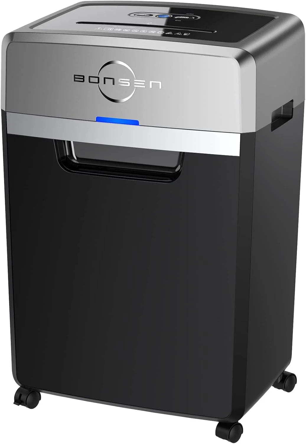 Heavy Duty Paper Shredder. 24-Sheet Cross-Cut Shredder. 40-Min Continuous Running Time. Commercial Grade Shredder for Office. 9-Gallon Big Basket. 55dB Super Quiet. P-4 High Security (S3105)