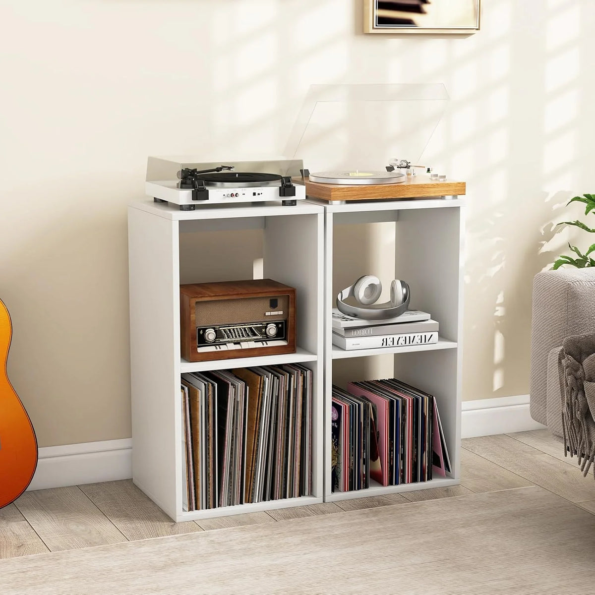 Suitable for two people. floor-standing bookshelf. with an open back panel. anti-toppling device. It is a modern storage display stand suitable for use in family offices. living rooms. bedrooms. and study rooms. White.