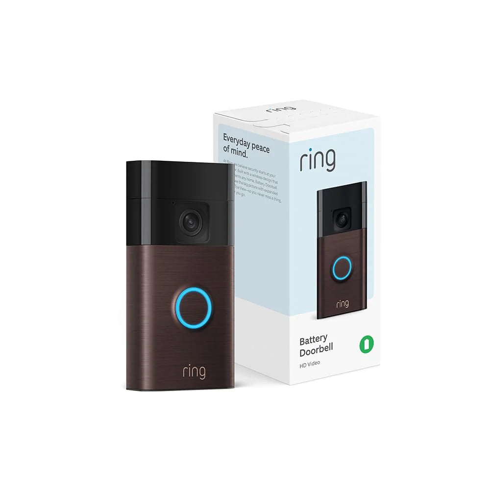 Ring Battery Doorbell | Home or business security with Head-to-Toe Video. Live View with Two-Way Talk. and Motion Detection & Alerts (newest model). Venetian Bronze