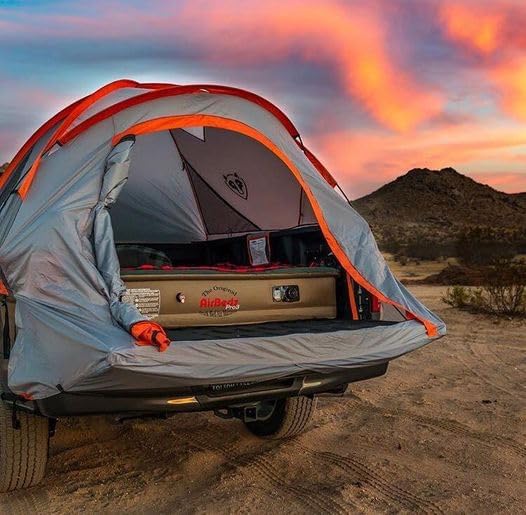 Car air cushion bed. suitable for medium-sized short-bed trucks ranging from 6 feet to 6.5 feet in length. equipped with a portable DC air pump